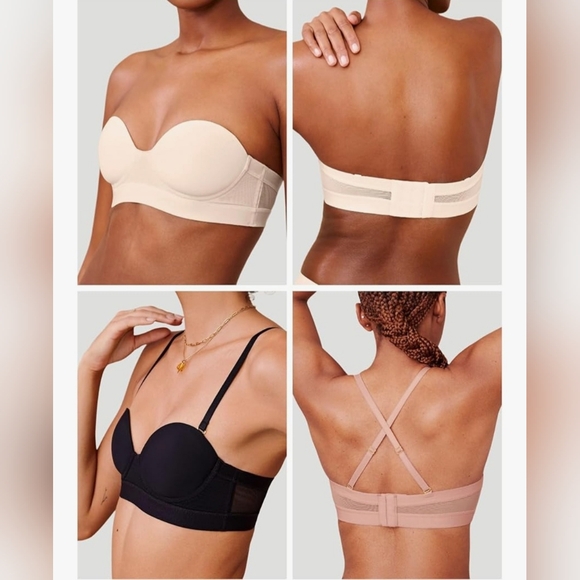 NEW Pepper MVP Multiway Strapless Bra Size 32B White Smoke New W/Tag - Picture 9 of 15